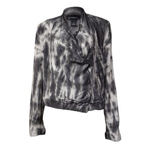 Distressed gothic  tie-dye jacket